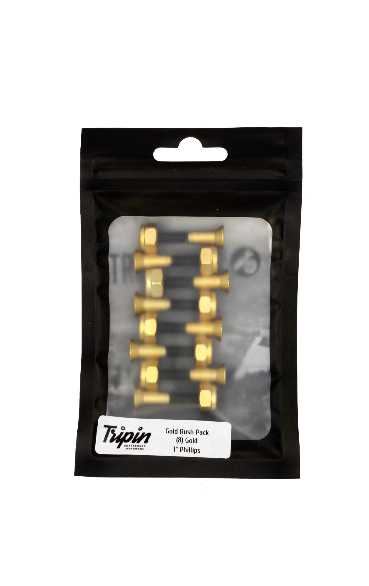 Tripin / Gold Rush 1 Inch Phillips Skateboard Hardware Pack