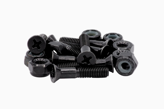 Tripin / 1 Inch Black Skateboard Hardware
