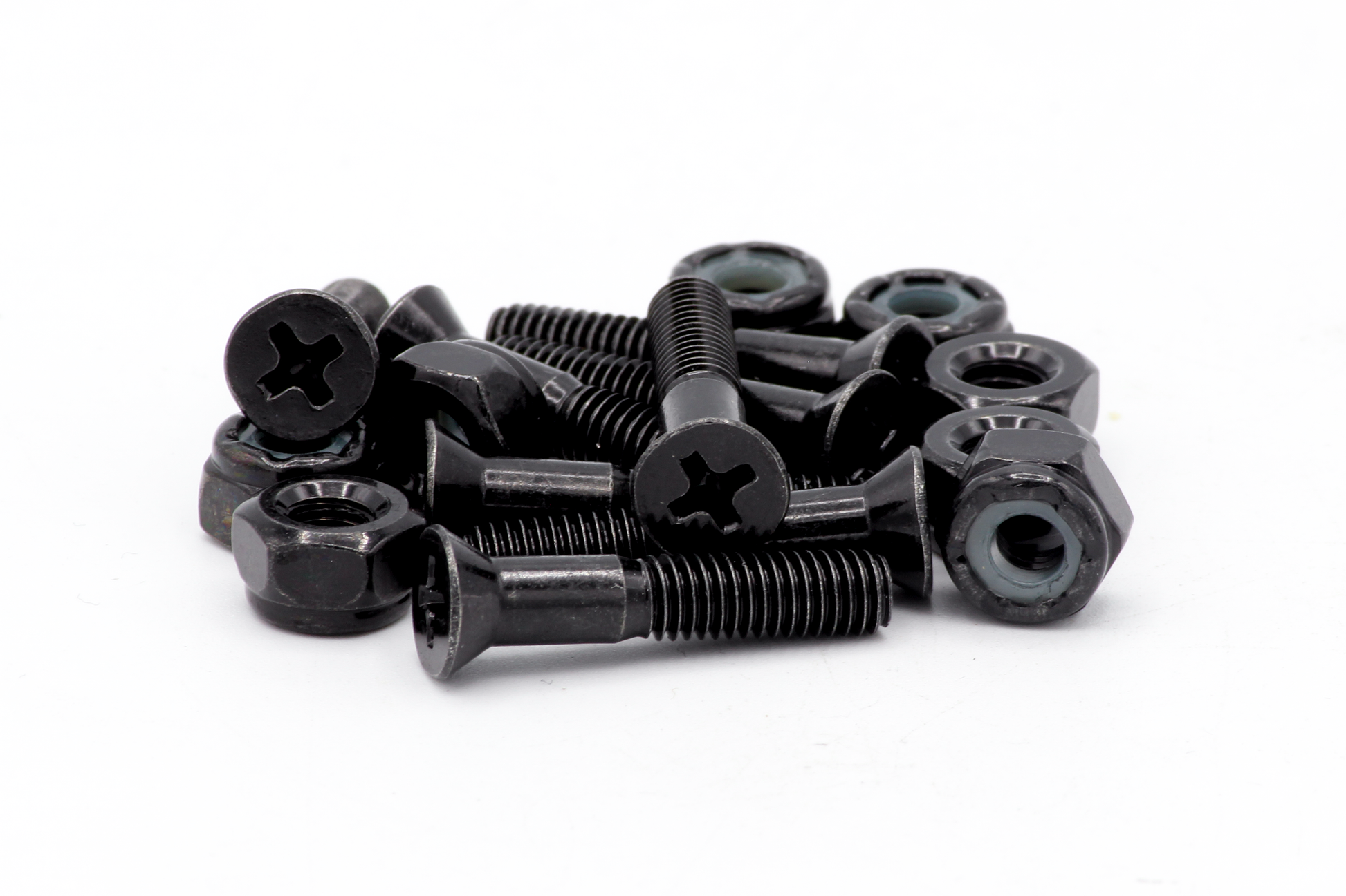 Tripin / 1 Inch Black Skateboard Hardware