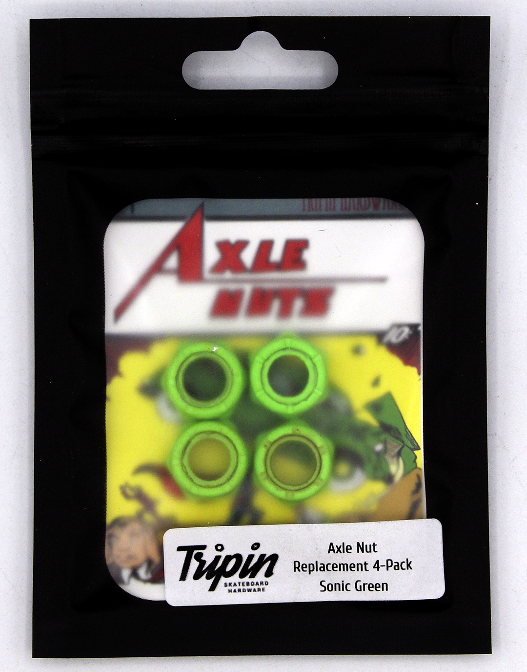 Sonic Green Axle Nuts Pack